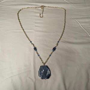 Blue Stone Necklace